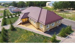 Металлочерепица камея Grand Line 0,5 PurLite Matt RAL 3005 красное вино