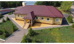 Металлочерепица камея Grand Line 0,5 PurLite Matt RAL 3005 красное вино