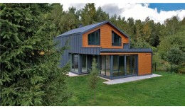 Фальц двойной стоячий Grand Line 0,5 PurPro Matt 275 с пленкой на замках RAL 7024 мокрый асфальт