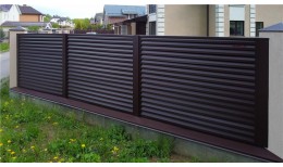 Ламель жалюзи Tokyo 0,45 Drap ST с пленкой RAL 8017 шоколад