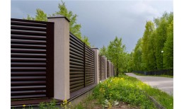 Ламель жалюзи Tokyo 0,5 PurLite Matt с пленкой RAL 8017 шоколад