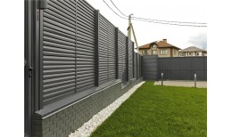 Ламель жалюзи Tokyo 0,45 Drap ST с пленкой RAL 7024 мокрый асфальт