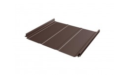 Кликфальц Pro Line Grand Line 0,5 Rooftop Бархат с пленкой на замках RAL 8017 шоколад
