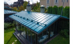 Кликфальц Pro Line Grand Line 0,45 PE с пленкой на замках RAL 5021 водная синь