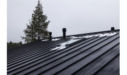 Кликфальц Pro Grand Line 0,5 Satin Matt с пленкой на замках RAL 9005 черный