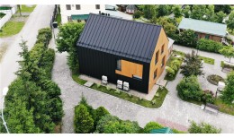 Кликфальц Pro Grand Line 0,5 Rooftop Бархат с пленкой на замках RAL 7024 мокрый асфальт