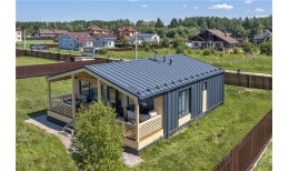 Кликфальц Pro Grand Line 0,5 Rooftop Бархат с пленкой на замках RAL 7024 мокрый асфальт