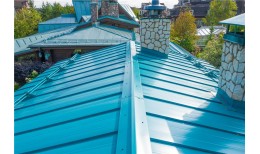 Кликфальц Pro Grand Line 0,45 PE с пленкой на замках RAL 5021 водная синь