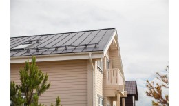 Кликфальц Grand Line 0,45 Drap ST с пленкой на замках RAL 7024 мокрый асфальт