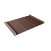 Кликфальц Line Grand Line 0,5 Rooftop Бархат с пленкой на замках RAL 8017 шоколад