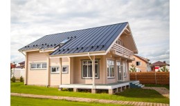 Кликфальц Grand Line 0,5 Rooftop Бархат с пленкой на замках RAL 7024 мокрый асфальт