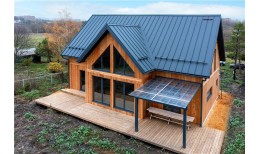 Кликфальц Grand Line 0,5 Rooftop Бархат с пленкой на замках RAL 7024 мокрый асфальт