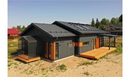 Кликфальц Grand Line 0,5 Rooftop Бархат с пленкой на замках RAL 7016 антрацитово-серый