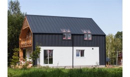 Кликфальц Grand Line 0,5 Satin Matt с пленкой на замках RAL 7016 антрацитово-серый