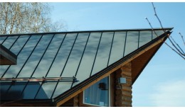 Кликфальц Grand Line 0,7 PE с пленкой на замках RAL 7024 мокрый асфальт