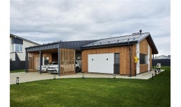 Кликфальц Grand Line 0,7 PE с пленкой на замках RAL 7024 мокрый асфальт