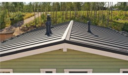 Кликфальц Grand Line 0,45 Drap ST с пленкой на замках RR 32 темно-коричневый