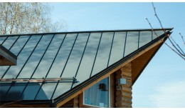 Кликфальц Grand Line 0,45 Drap ST с пленкой на замках RAL 6005 зеленый мох