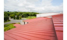 Кликфальц Grand Line 0,45 Drap с пленкой на замках RAL 3005 красное вино