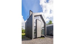 Фальц двойной стоячий Grand Line 0,45 Drap с пленкой на замках RAL 7024 мокрый асфальт