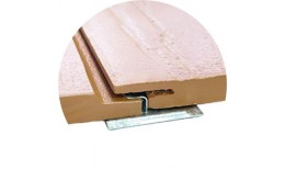 Фиброцементный сайдинг Бетэко Вудстоун Клик 190х3000х10мм RAL 9003