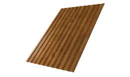 Профнастил С8A v02 Grand Line 0,45 Print Elite с пленкой Golden Wood TwinColor