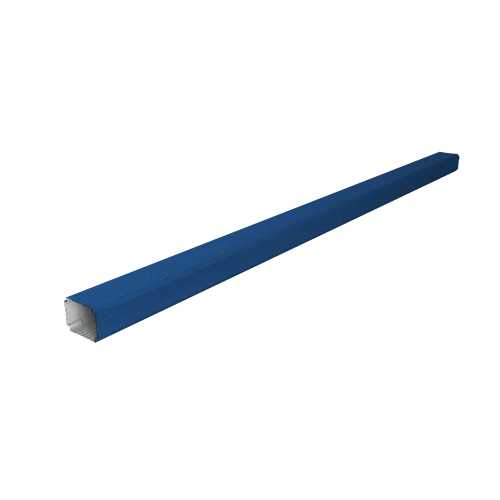 Труба гофрированная Vortex в2 76х102х3000мм RAL 5002 ультрамариново-синий