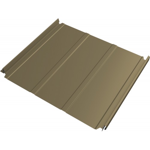Кликфальц Double Pro Line Grand Line 0,45 ПЭ с пленкой на замках RAL 1014 слоновая кость