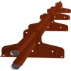 Снегозадержатель Стандарт Т4 d 40х20 RAL 3009 (3м)