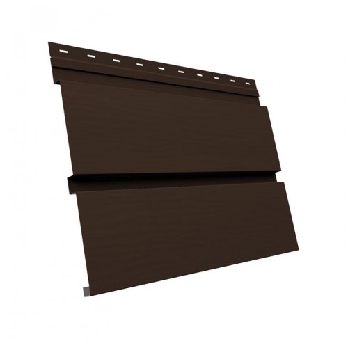 Квадро брус 3D 0,5 GreenCoat Pural BT, matt с пленкой RR 887 шоколадно-коричневый (RAL 8017 шоколад)