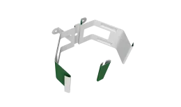 Крепление трубы для гофры на дерево Vortex в2 RAL 6002 лиственно-зеленый