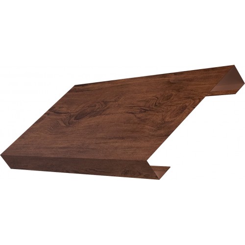 Ламель лицевая 125 жалюзи Texas 0,45 Print Premium с пленкой Cherry Wood Fresh TwinColor