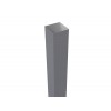 Столб 60х60х2,0х3000 Colority Black металл неоцинкованный с полимерным покрытием RAL 7004