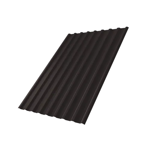 Профнастил С20R 0,5 Satin Matt TX RAL 9005 черный DRIP