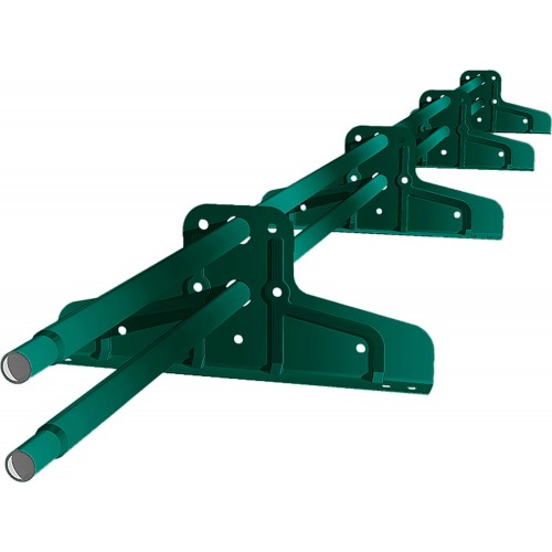 Снегозадержатель Стандарт Т4 d 25 RAL 6005 (3м)
