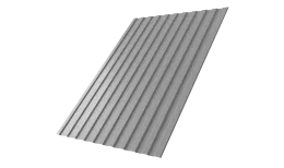 Профнастил С8A v01 0,45 Drap TX RAL 7047 телегрей 4