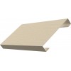 Ламель лицевая 125 жалюзи Texas 0,45 Print Elite с пленкой Milky Wood TwinColor
