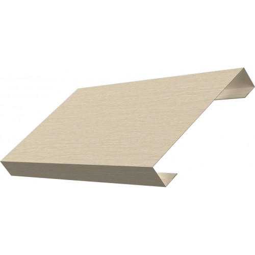 Ламель лицевая 125 жалюзи Texas 0,45 Print Elite с пленкой Milky Wood TwinColor