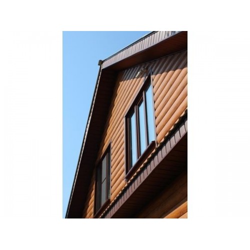 Блок-хаус new 0,5 Satin Matt TX с пленкой RAL 8004 терракота