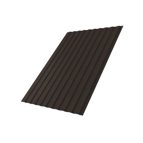 Профнастил С8B v01 Grand Line 0,5 Satin Matt RR 32 темно-коричневый