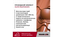 Проходной элемент MUOTOKATE антрацит