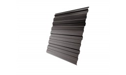 Профнастил C10R 0,5 Satin Matt RR 32 темно-коричневый