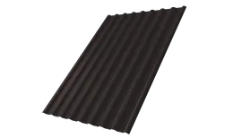 Профнастил С20R 0,5 Satin Matt RAL 9005 черный DRIP