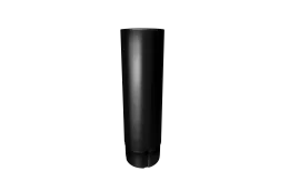 Труба круглая GL PE 90 мм 2 м RAL 9005