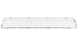 Решетка желоба защитная RAL 9003 сигнальный белый (0,6м)