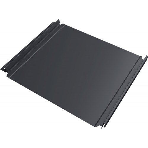 Кликфальц Double Pro Grand Line 0,5 Атлас с пленкой на замках RAL 7024 мокрый асфальт