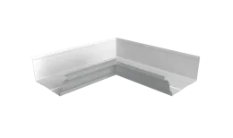 Угол желоба со сварным швом внутренний Vortex Проект 210мм RAL 7004 сигнальный серый