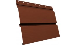 Квадро брус 3D 0,5 Satin Matt TX с пленкой RAL 8004 терракота