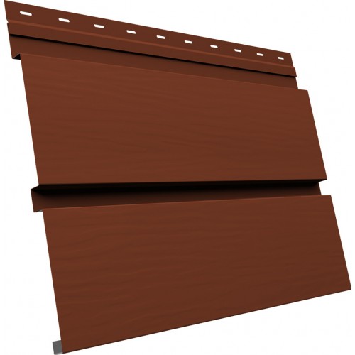 Квадро брус 3D 0,5 Satin Matt TX с пленкой RAL 8004 терракота