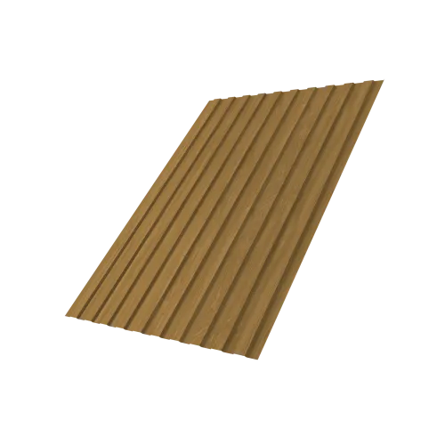 Профнастил С8B v01 Grand Line 0,45 Print Elite Honey Wood TwinColor